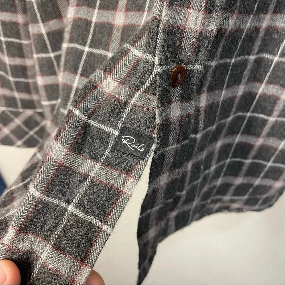 Rails Men’s Felix Button Down Long Sleeve Plaid S… - image 4